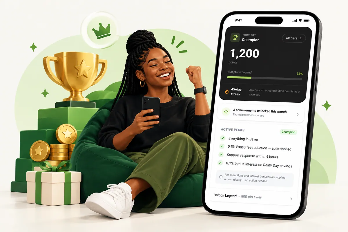 Savey Rewards — points, streaks and achievements for consistent saving